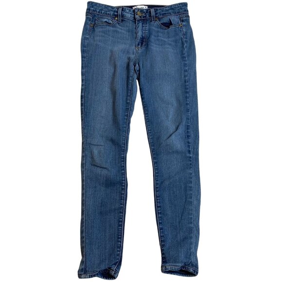 Paige Women's Jeans Size 27 Hoxton Ultra Skinny Mid-Rise Jeans Blue Stretch - Picture 1 of 13